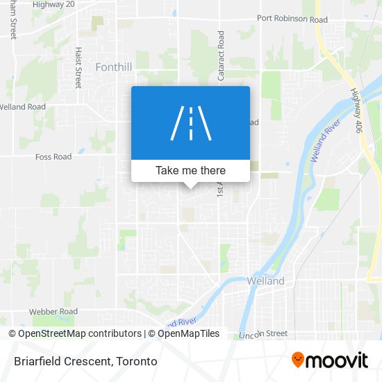 Briarfield Crescent map