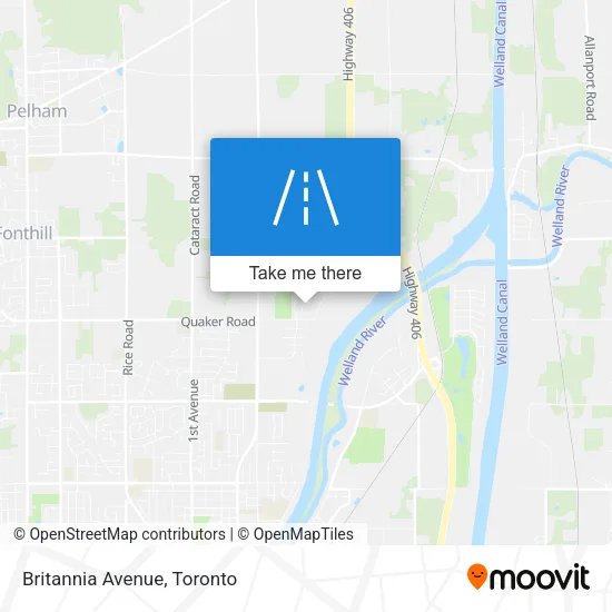Britannia Avenue map