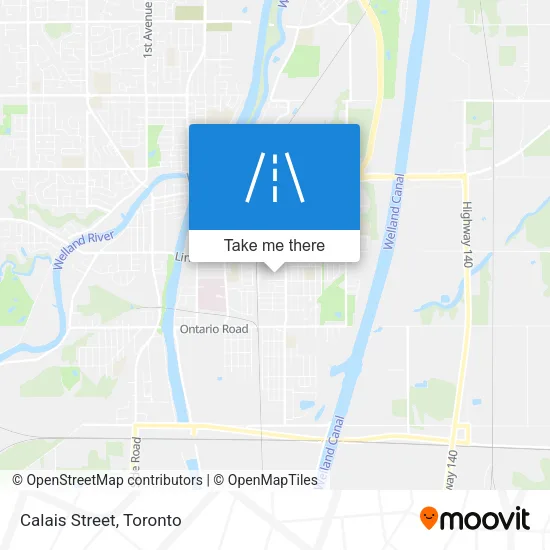 Calais Street map