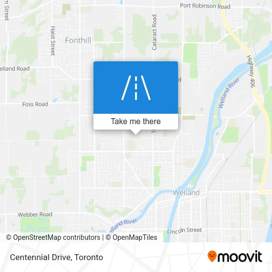 Centennial Drive map