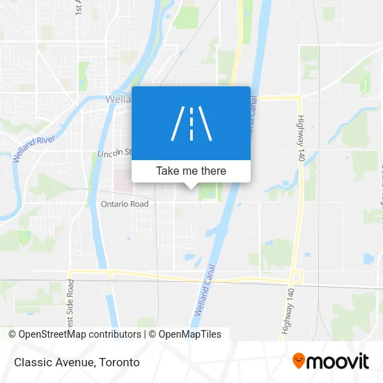 Classic Avenue map