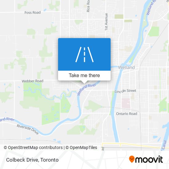 Colbeck Drive map