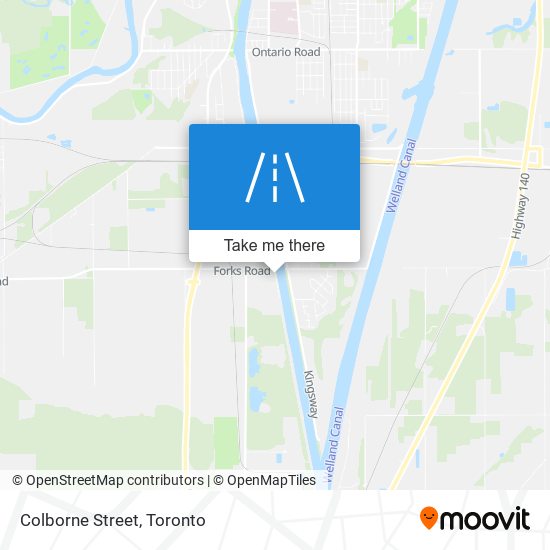 Colborne Street map