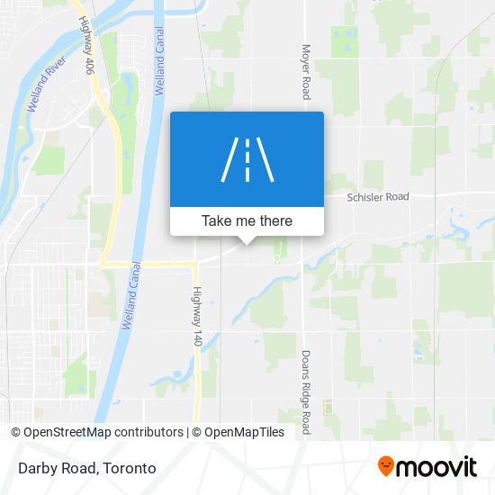 Darby Road map