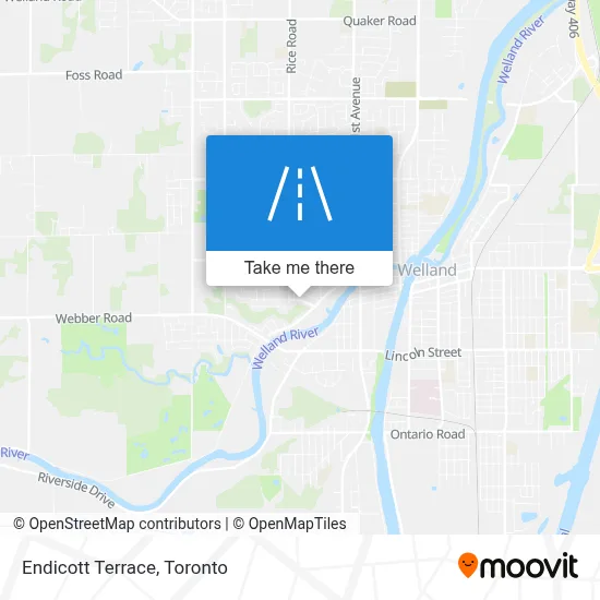 Endicott Terrace map