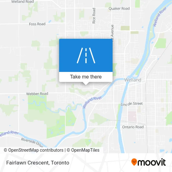 Fairlawn Crescent map