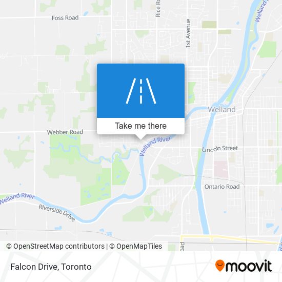 Falcon Drive map