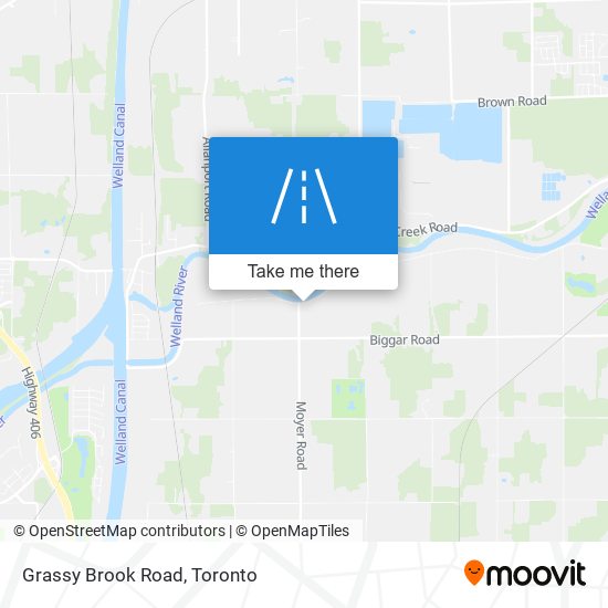 Grassy Brook Road map