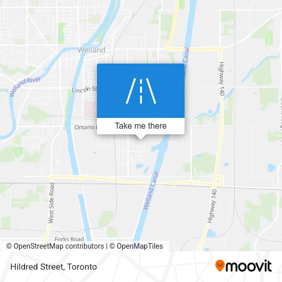 Hildred Street map
