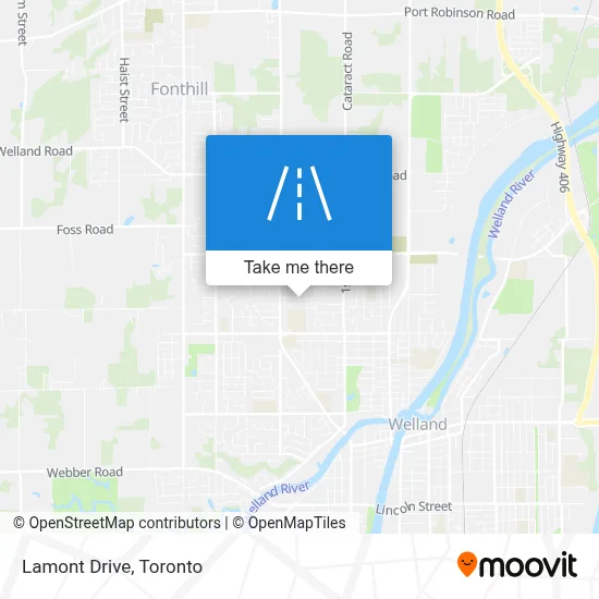Lamont Drive map