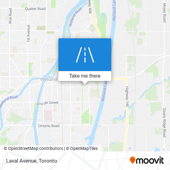 Laval Avenue map