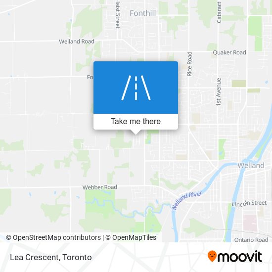 Lea Crescent map