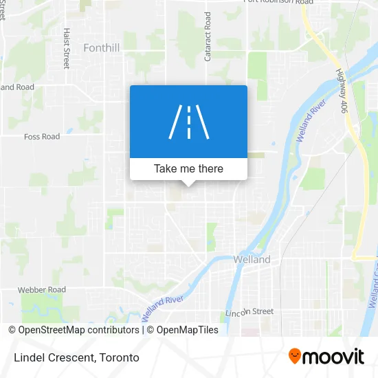Lindel Crescent map