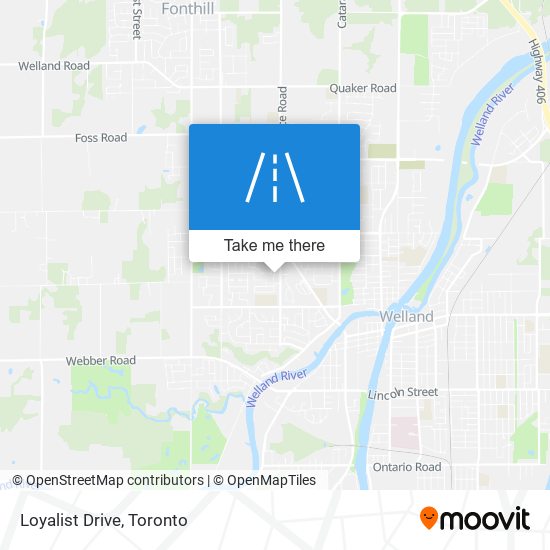 Loyalist Drive map