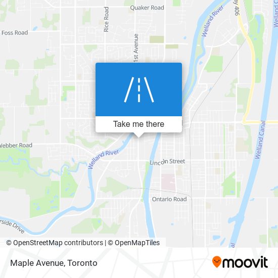 Maple Avenue map