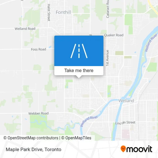 Maple Park Drive map