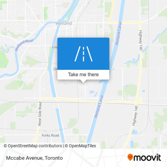 Mccabe Avenue map