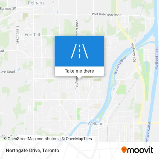 Northgate Drive map
