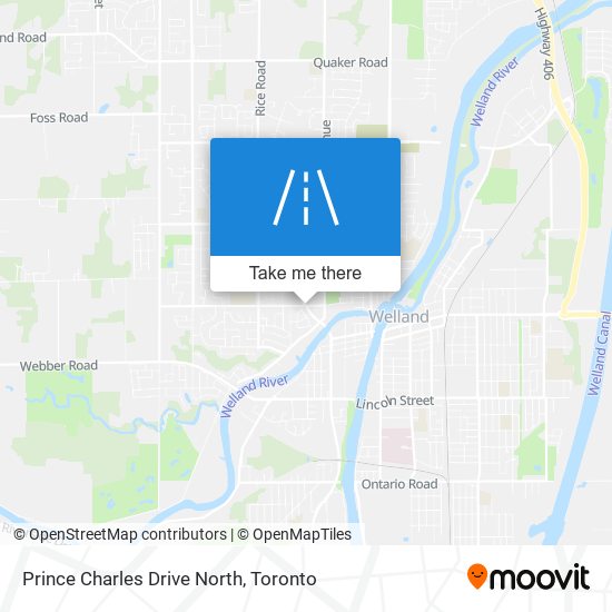 Prince Charles Drive North map