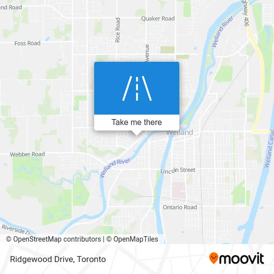 Ridgewood Drive map