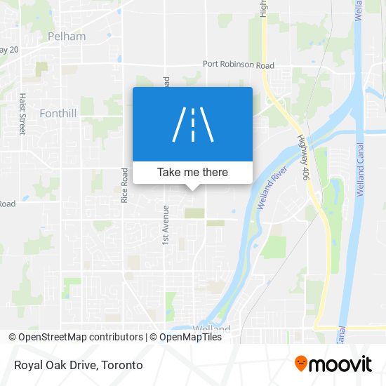 Royal Oak Drive map