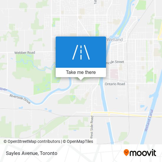 Sayles Avenue map