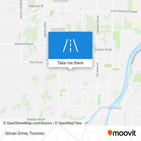 Silvan Drive map