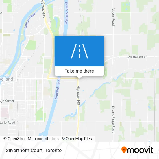 Silverthorn Court map