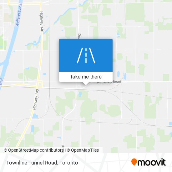 Townline Tunnel Road map