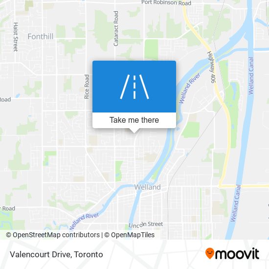 Valencourt Drive map