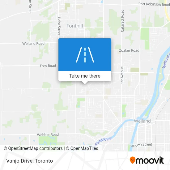 Vanjo Drive map