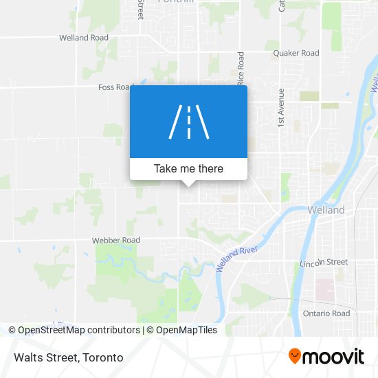 Walts Street map