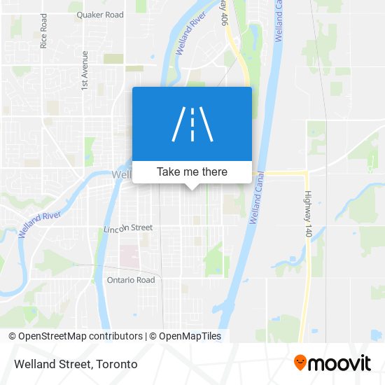 Welland Street map