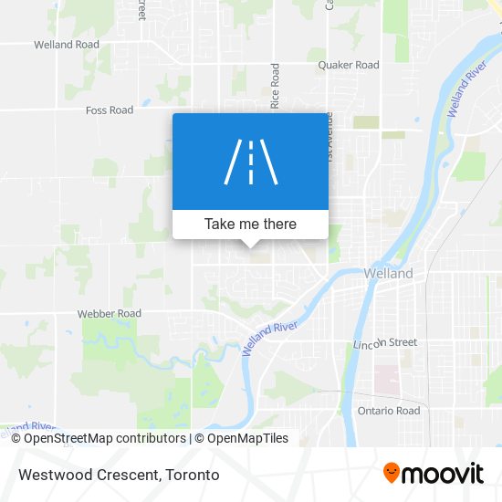 Westwood Crescent map