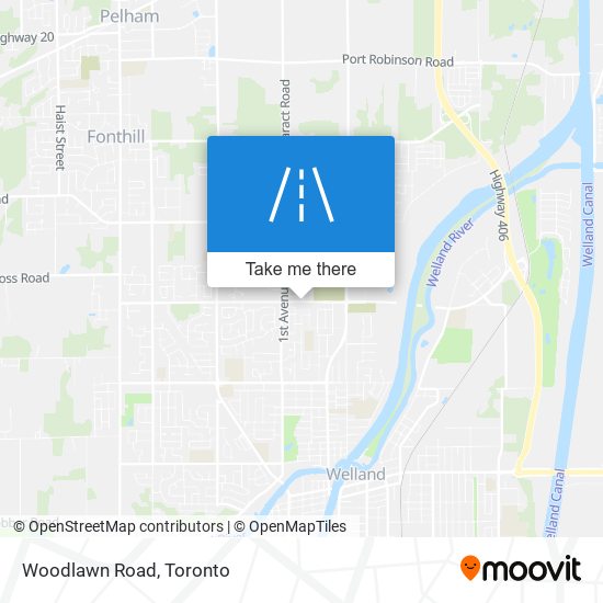 Woodlawn Road map