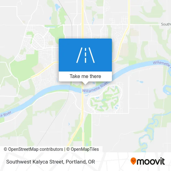 Southwest Kalyca Street map