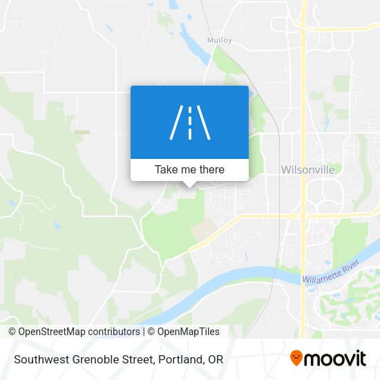 Mapa de Southwest Grenoble Street