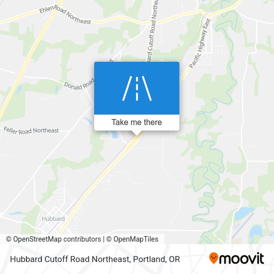Hubbard Cutoff Road Northeast map
