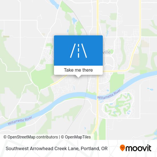 Mapa de Southwest Arrowhead Creek Lane