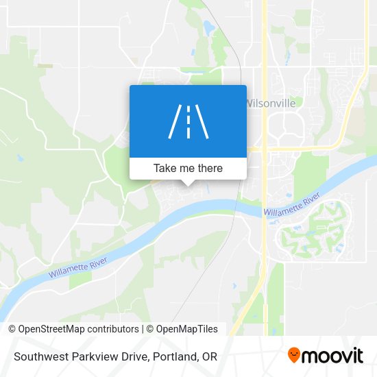 Southwest Parkview Drive map