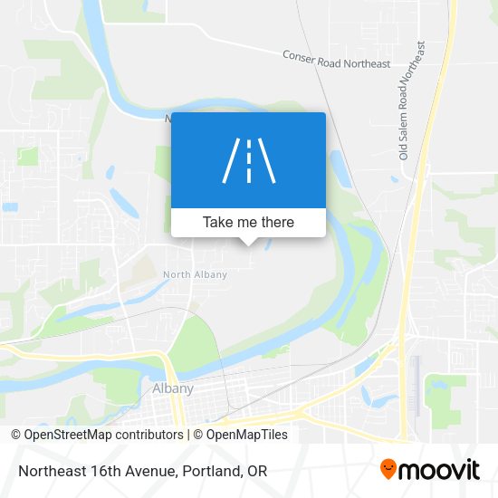 Mapa de Northeast 16th Avenue