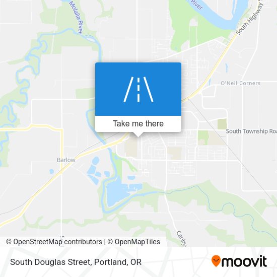 South Douglas Street map