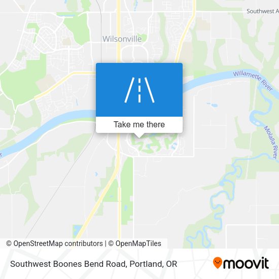 Mapa de Southwest Boones Bend Road