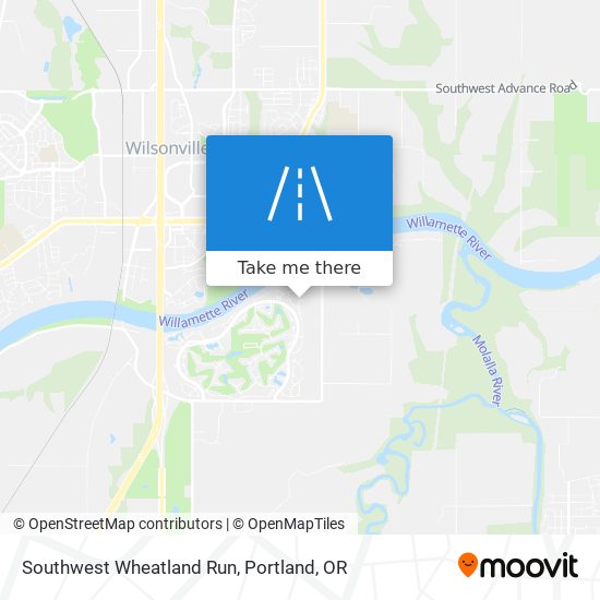 Southwest Wheatland Run map