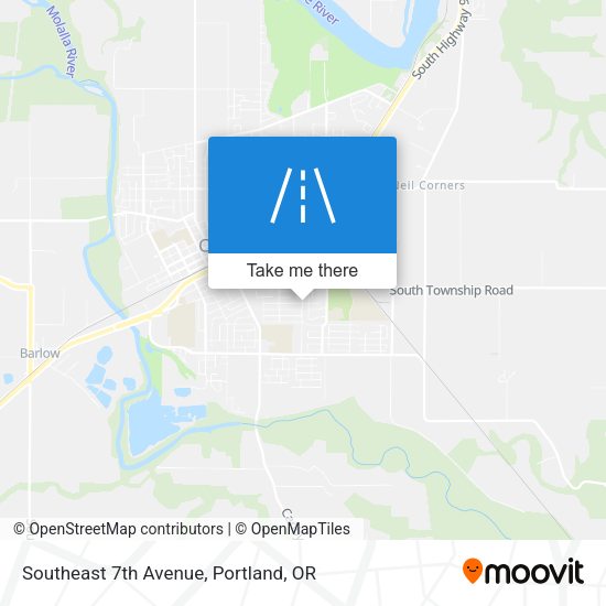 Southeast 7th Avenue map
