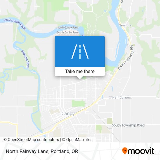 Mapa de North Fairway Lane