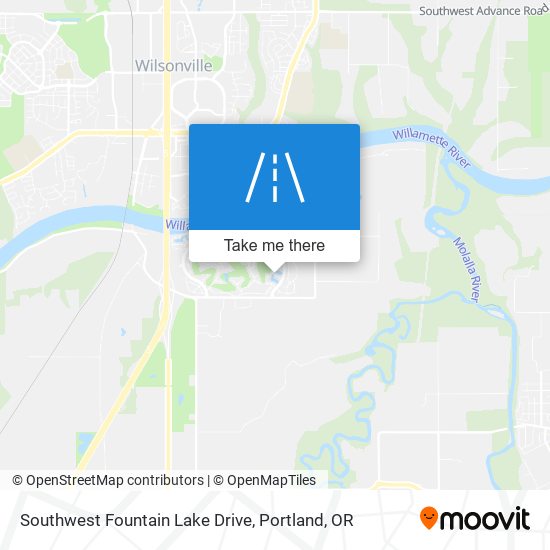 Mapa de Southwest Fountain Lake Drive