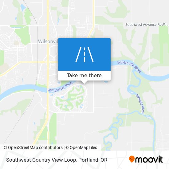 Southwest Country View Loop map