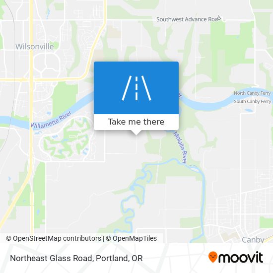 Northeast Glass Road map