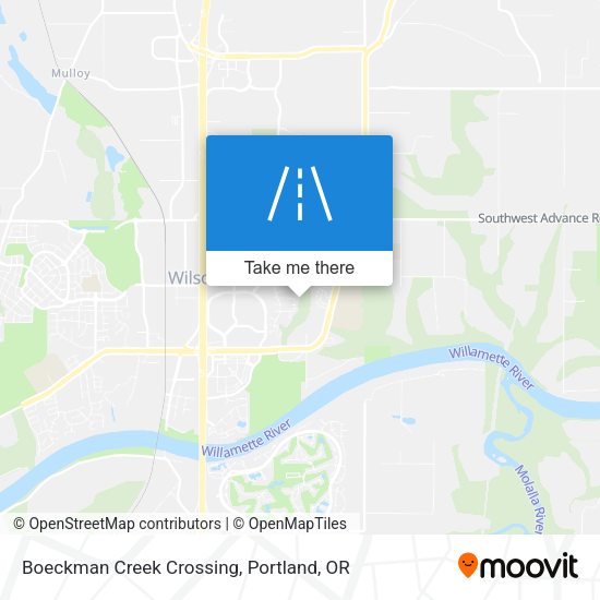 Mapa de Boeckman Creek Crossing